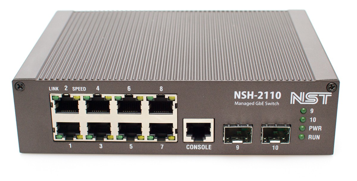 NST NSH-2110 8포트 기가비트 L2 스위치 + 2 SFP (관리형)