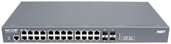 NST NSH-2128P 24포트 기가비트 PoE 스위치 + 4 SFP (장거리 PoE 230m)